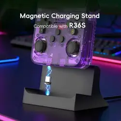 R36S Soporte de carga ABS para consola: protege el puerto y conector