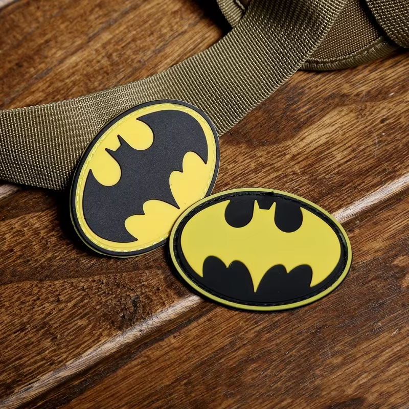 Parche PVC murciélago táctico con velcro – Insignia moral - imagen 2