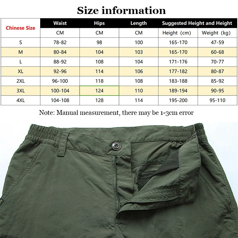 Pantalones cargo tácticos impermeables – Secado rápido - imagen 2