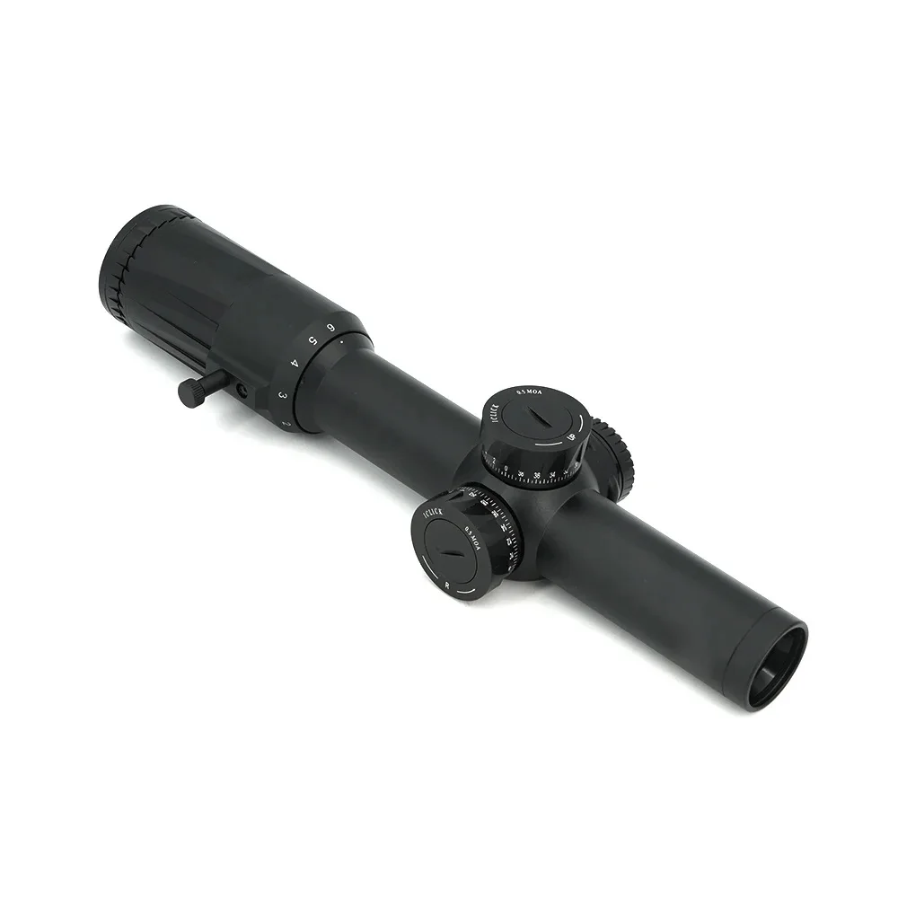 Mira Táctica Evolution Gear VUDU 1-6X24 LPVO Retícula Roja Iluminada