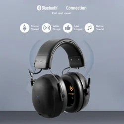 Protectores auditivos EB20 Bluetooth con cancelación activa para tiro
