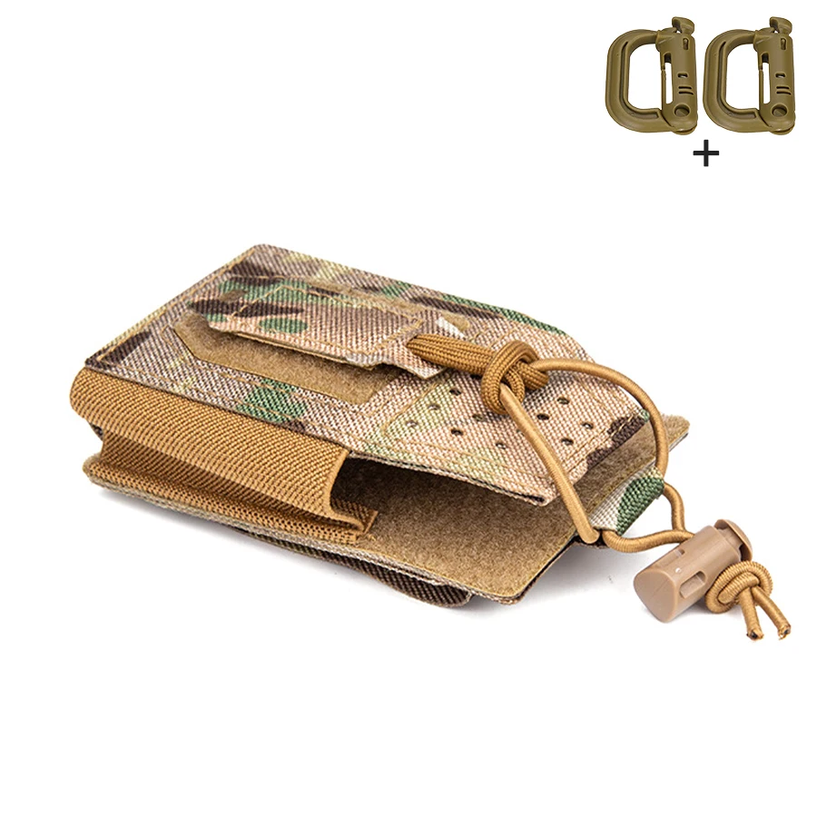 Bolsa táctica MOLLE de nylon resistente para radio colgante - imagen 4