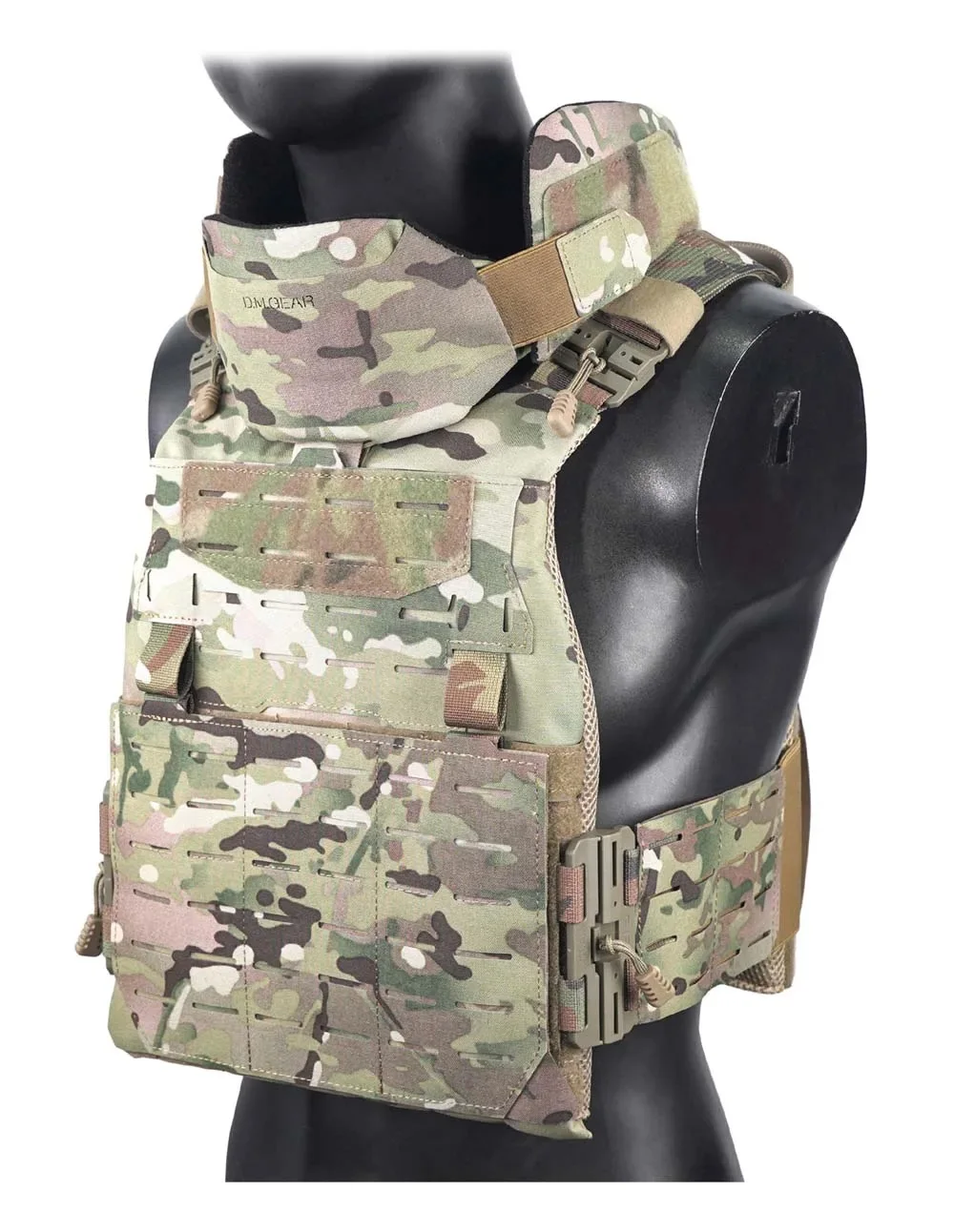 Protector de cuello táctico acolchado para chalecos JPC FCSK CPC - imagen 4