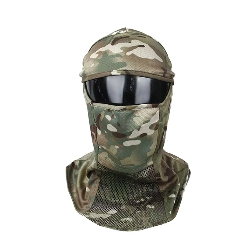 CS pasamontañas táctico camuflaje malla facial antipolvo solar - imagen 3