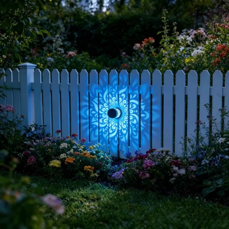 Lámpara solar exterior mandala multicolor impermeable para jardín - imagen 4