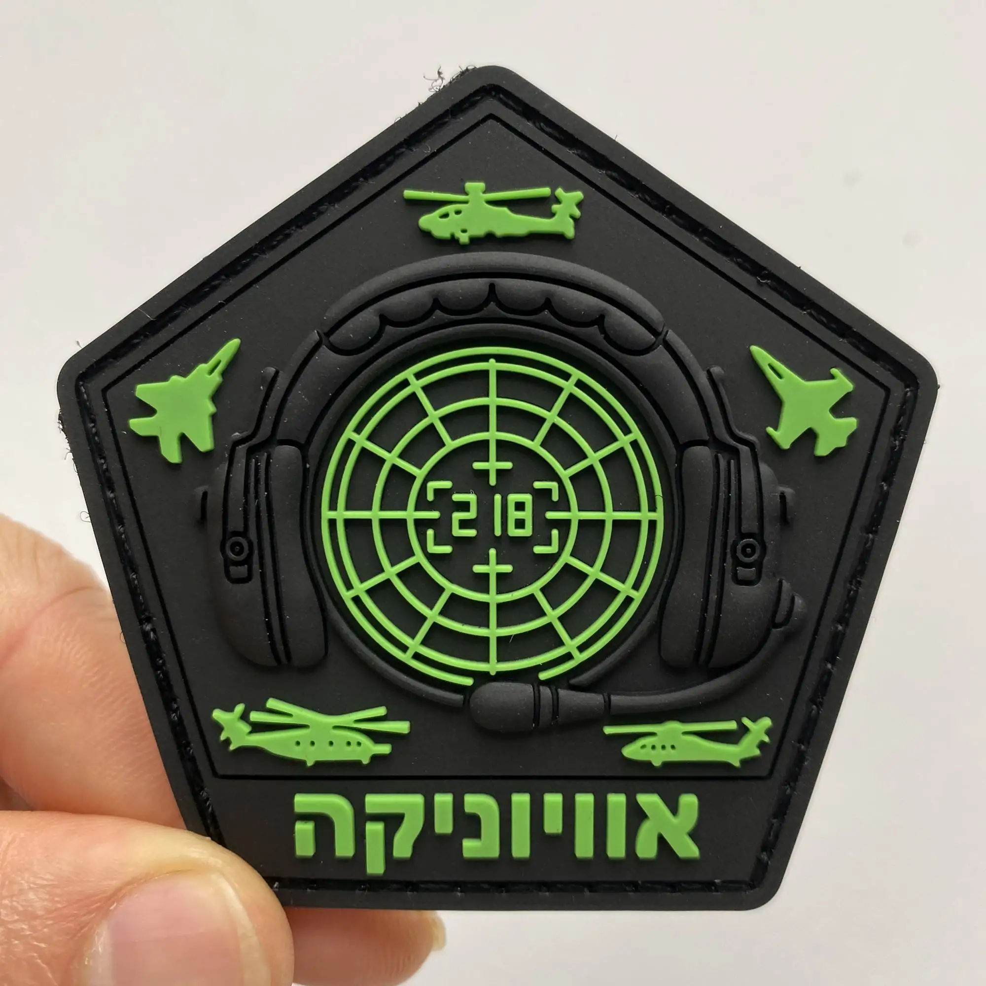 Parche táctico PVC personalizado con nombre e imagen, velcro - imagen 4