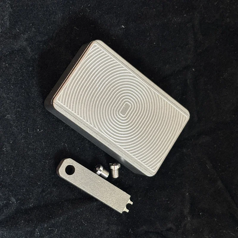 Caja EDC aleación de titanio para botiquín y exterior táctico