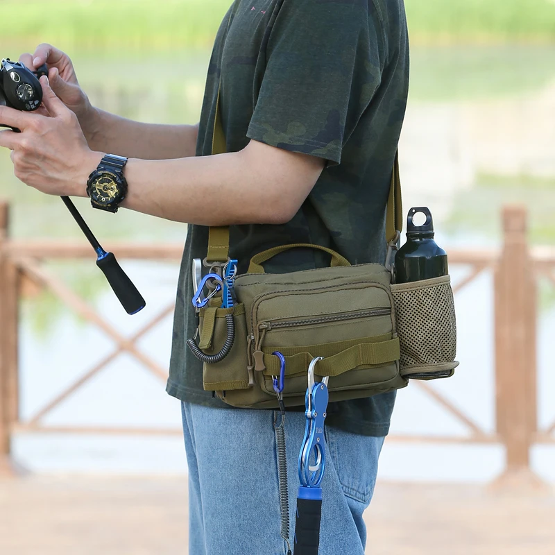Riñonera táctica impermeable unisex para senderismo y caza pesca - imagen 3