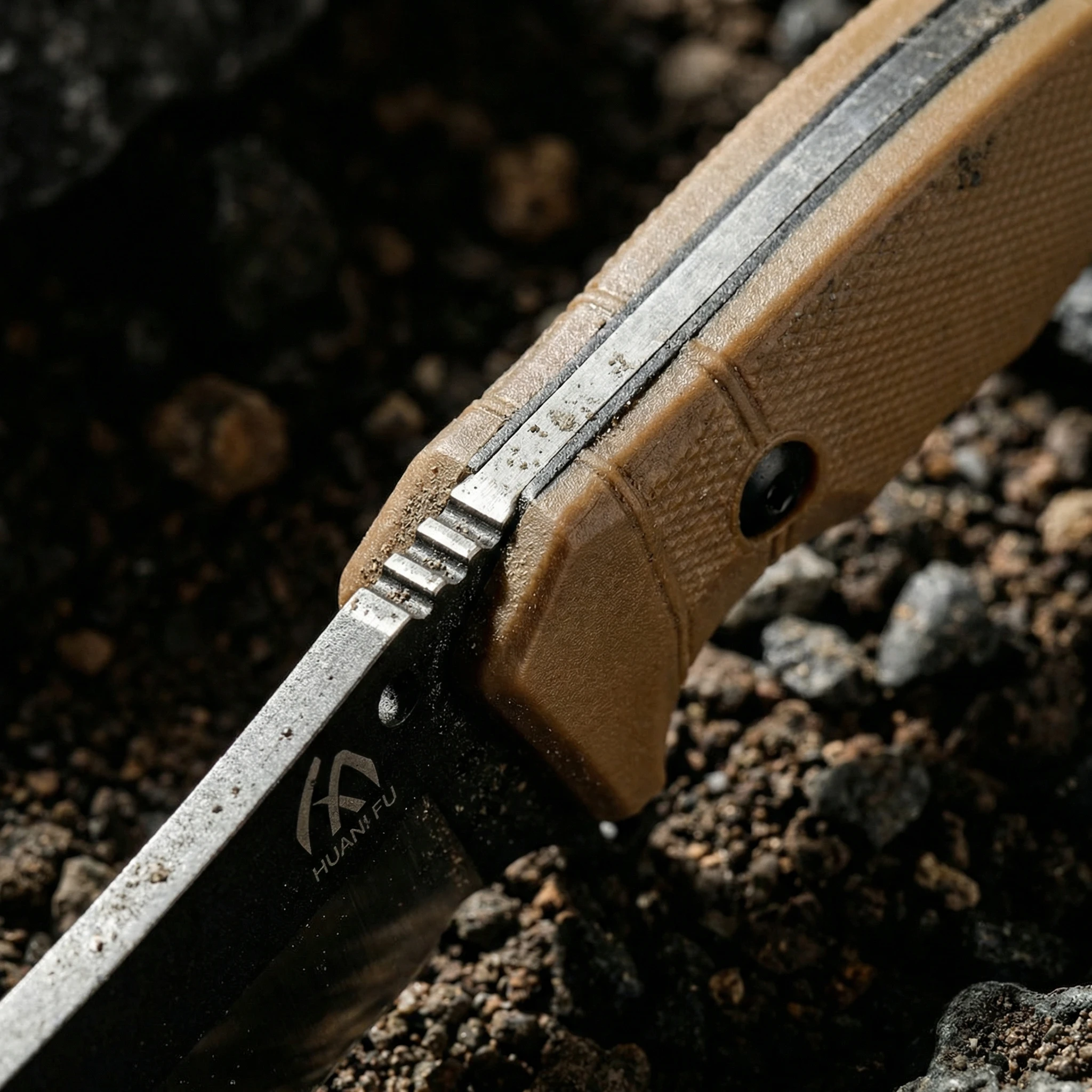 Cuchillo fijo de acero alta calidad para exteriores y emergencia