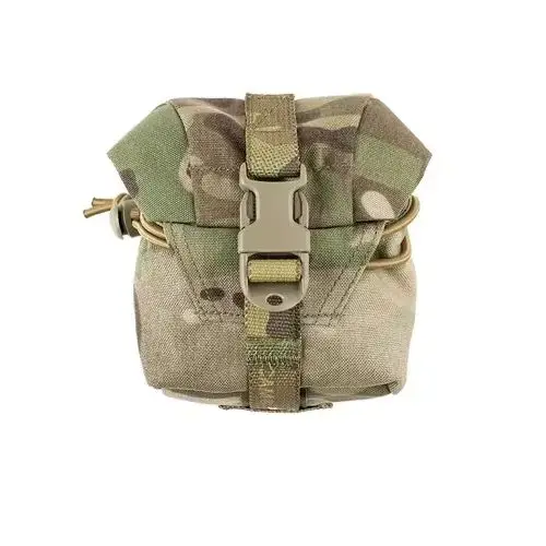 Bolsa táctica MOLLE M67 con solapa camuflaje colgante para granadas - imagen 3