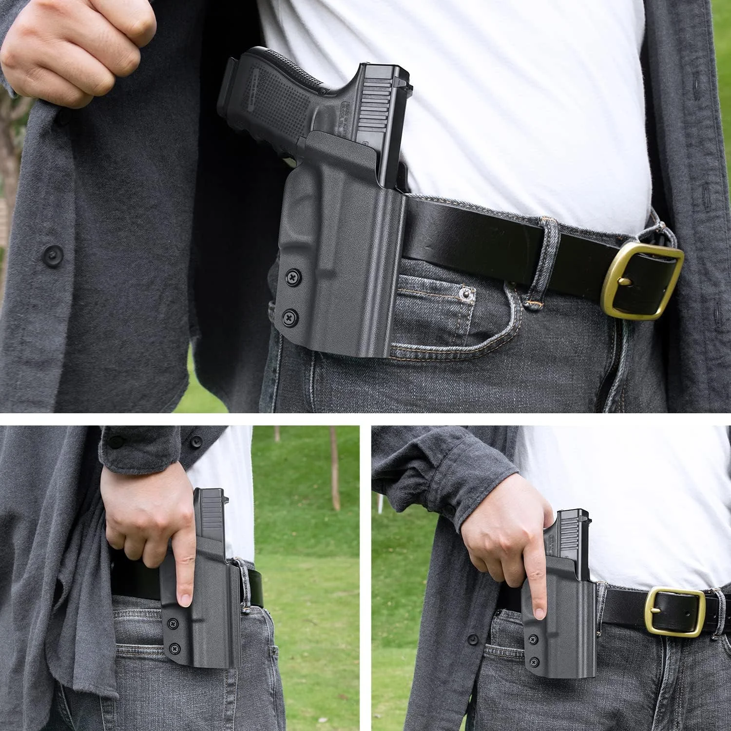 Funda OWB Kydex para S&W M&P Shield Plus, M2.0 y 3,1 Derecha - imagen 2