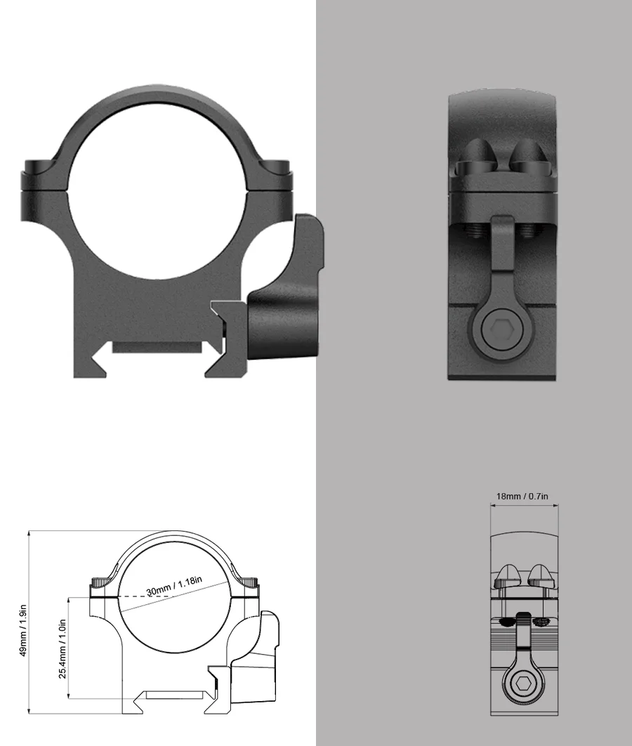 Sistema de desmontaje rápido QD en detalle