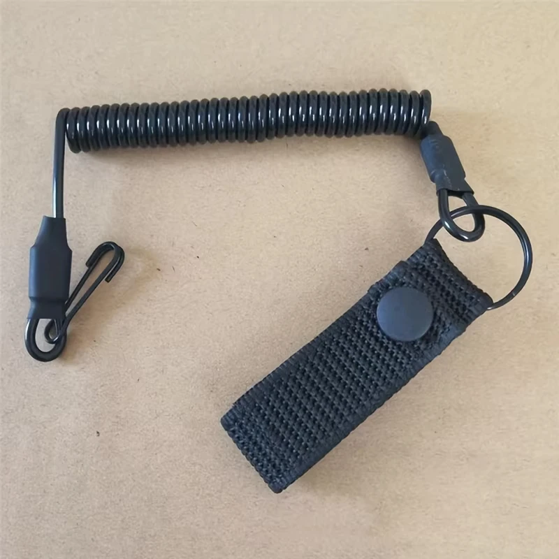 DIZETION cordón táctico elástico antipérdida para linterna y llavero - imagen 5