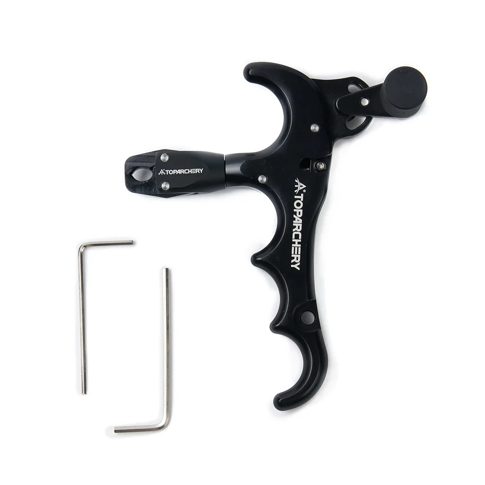 Toparchery Liberador Arco Compuesto Aluminio Pulgar 360°