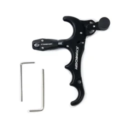 Toparchery Liberador Arco Compuesto Aluminio Pulgar 360°
