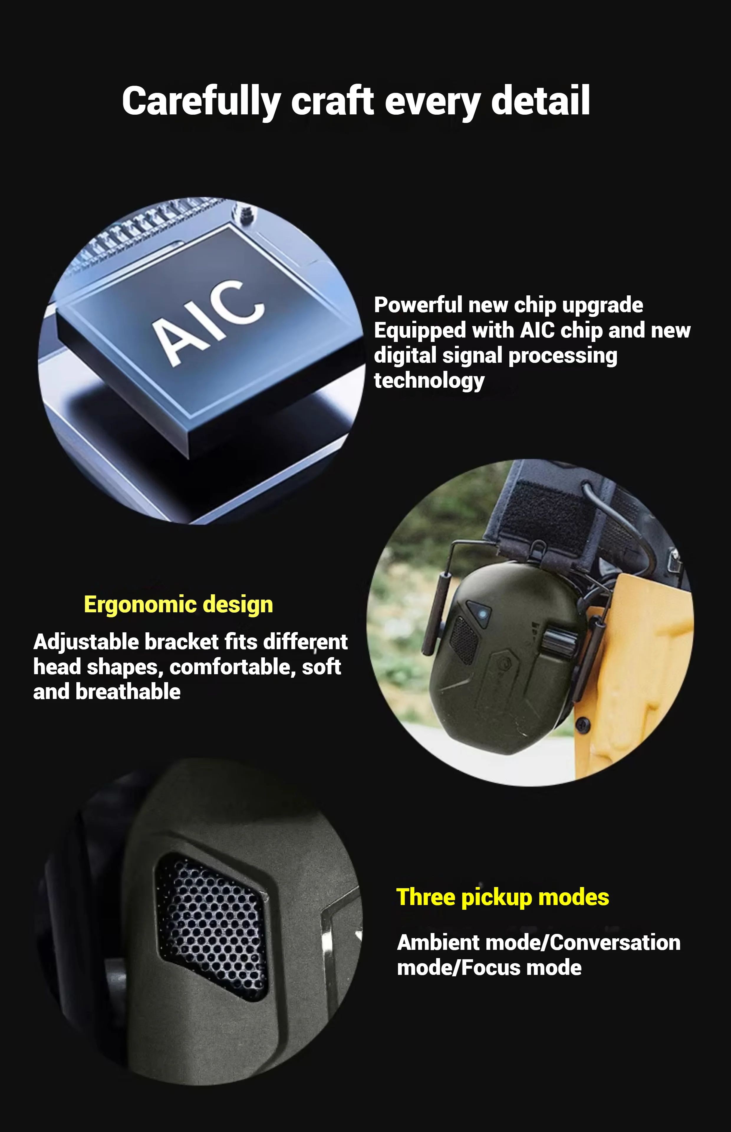 Auriculares tácticos Earmor M300A M300T