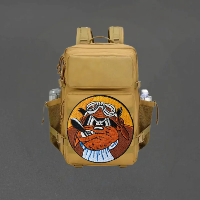 Parche bordado Bombing Squadron táctico Morale Hook&Loop para chaleco - imagen 3