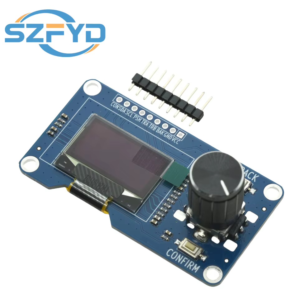 Módulo táctico pantalla OLED codificador rotatorio EC11 interfaz IIC - imagen 5