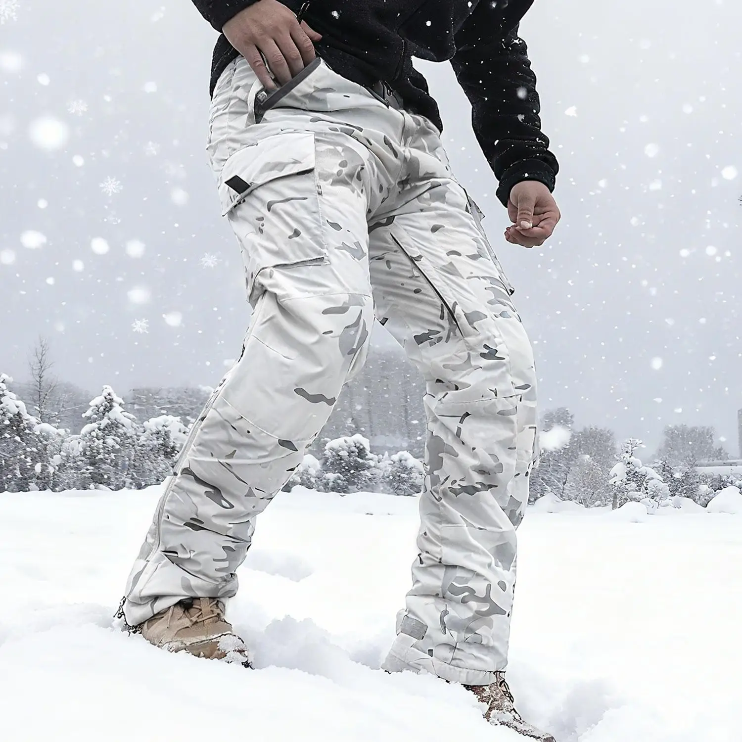 MIG4.0 pantalones tácticos camuflaje algodón invierno a prueba viento - imagen 5