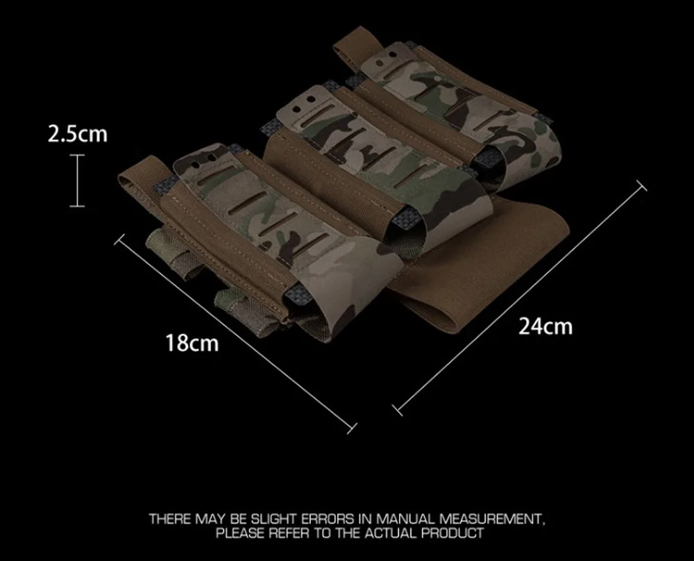 Montaje del panel portacargadores sobre chaleco plate carrier