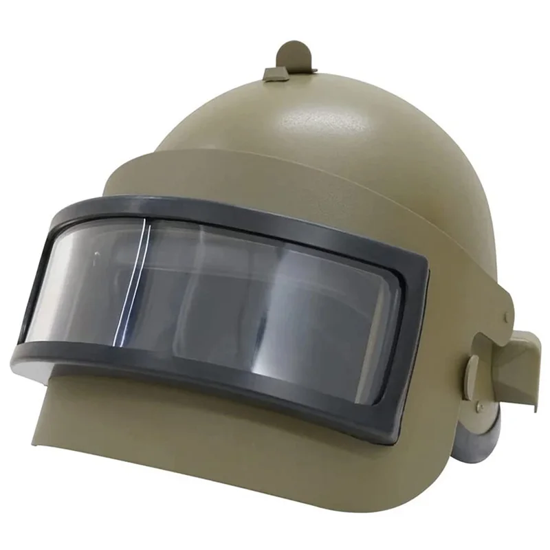 Casco táctico verde hierba con estética estilo ruso