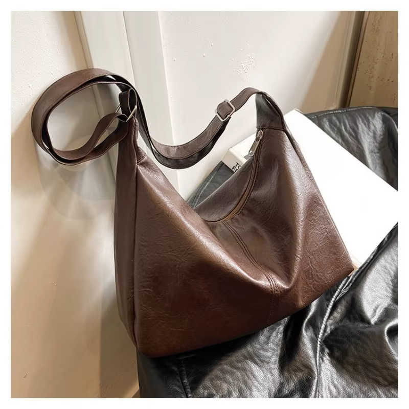 Bolso tote retro de gran capacidad