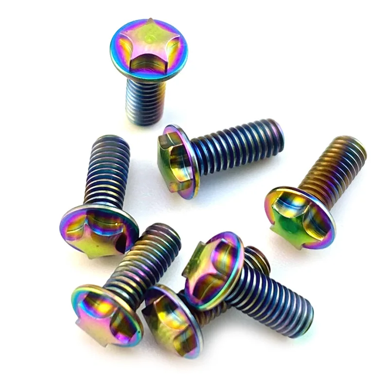 Tornillos de titanio CNC para fijación y remaches de tirachinas - imagen 5