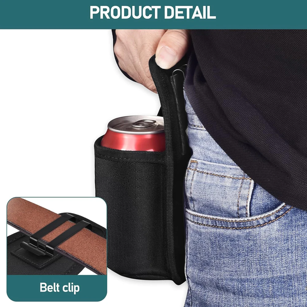 Riñonera porta botellas para agua y cerveza, caza y aire libre