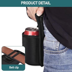Riñonera porta botellas para agua y cerveza, caza y aire libre