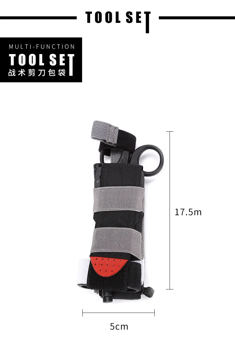 Detalle de la funda para organización táctica