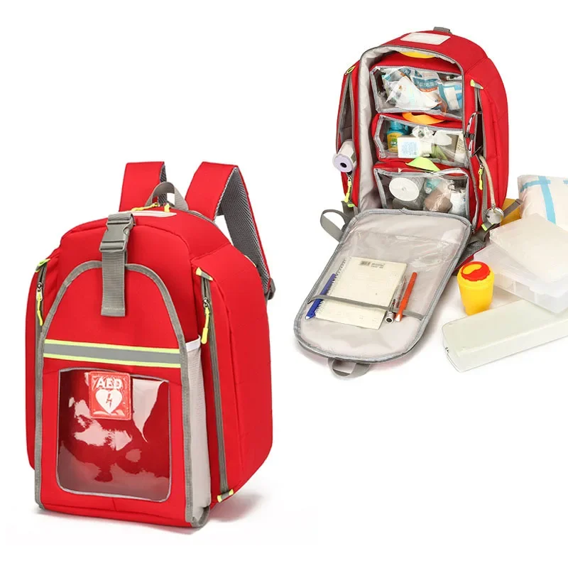 Mochila impermeable para AED desfibrilador gran capacidad exterior - imagen 4