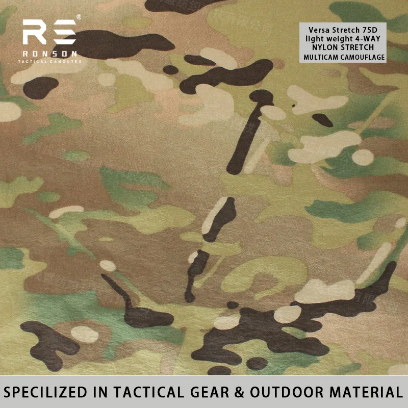 Tejido Multicam Versa Stretch CP nylon elástico 4D impermeable 145 g/m²