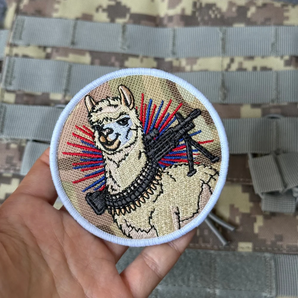 Parche táctico Morale alpaca con velcro gancho y bucle para ropa - imagen 3