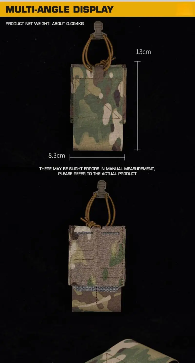 Bolsa para montaje en equipo táctico