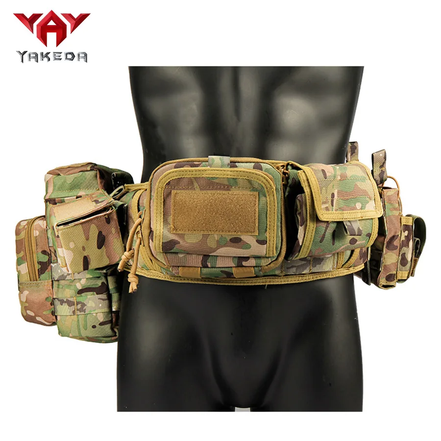 YAKEDA cinturón MOLLE camuflaje multifuncional para cintura táctica - imagen 4