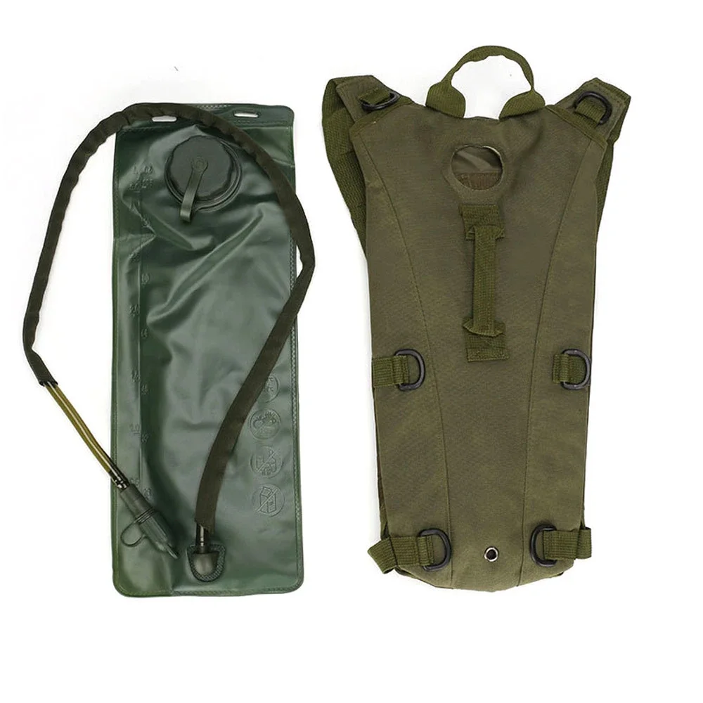 Mochila táctica de hidratación con bolsa de agua impermeable - imagen 5