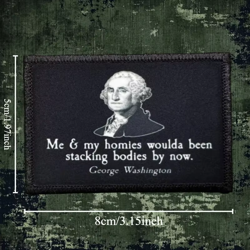 Parche táctico George Washington – Moral militar - imagen 3