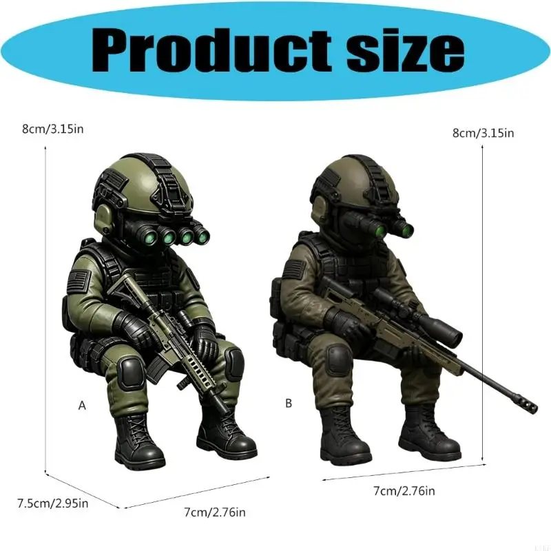 Figura soldado en miniatura PET – Diseño creativo de calidad - imagen 5