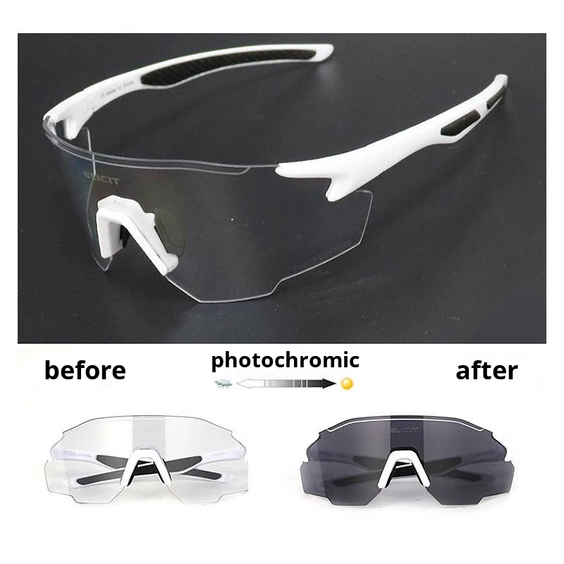 Gafas de ciclismo UV400 fotocromáticas MTB para exterior - imagen 3