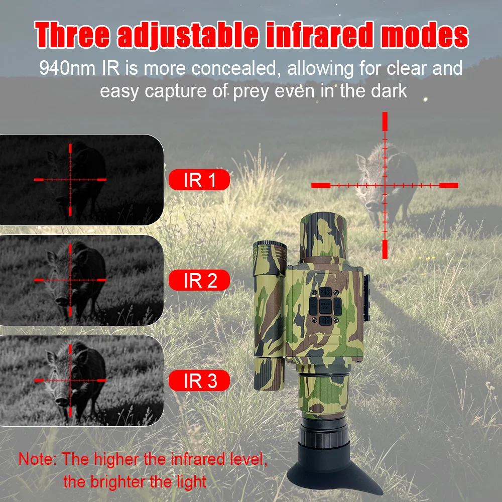 Visión nocturna camuflaje desierto con bolsa antipolvo portátil - imagen 2