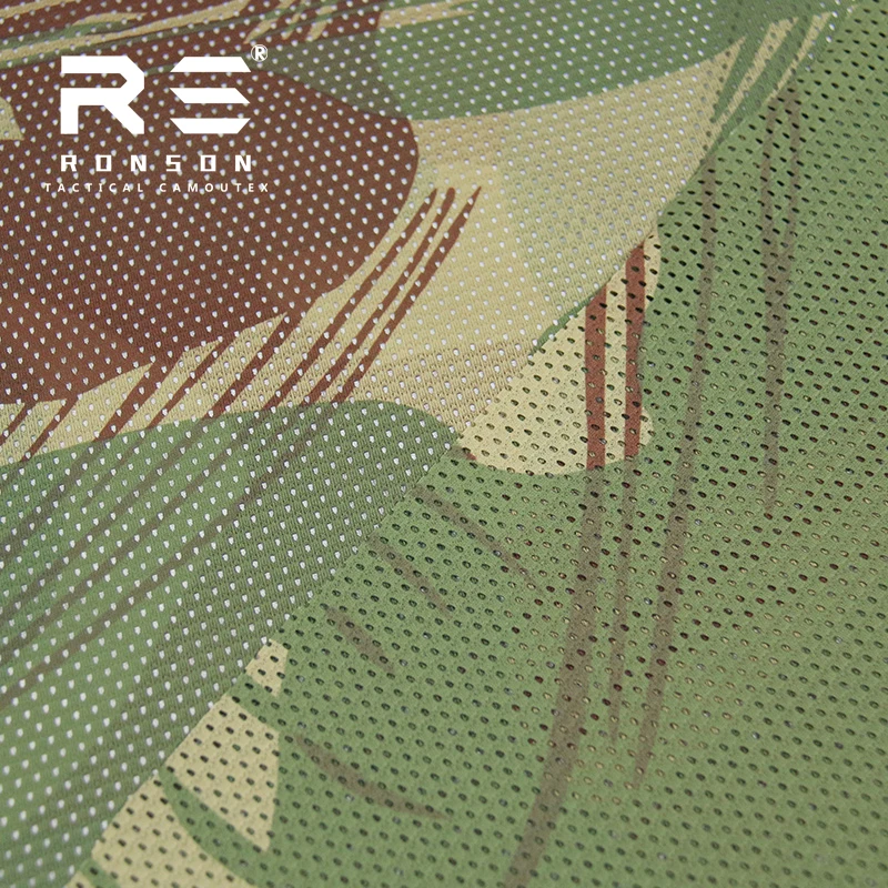 RHODESINA Tela táctica de malla camuflaje estampada transpirable - imagen 3