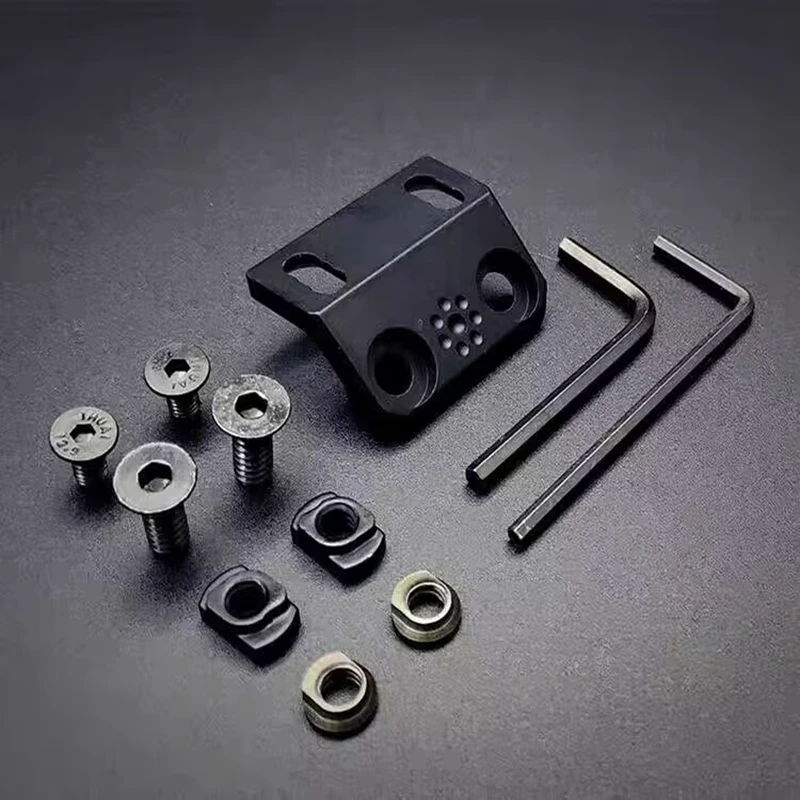 Base metálica negra para riel M-LOK