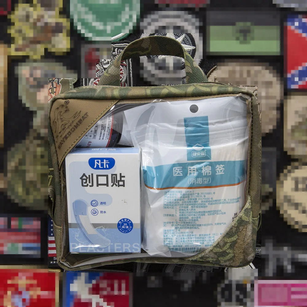 Bolsa táctica transparente para EDC