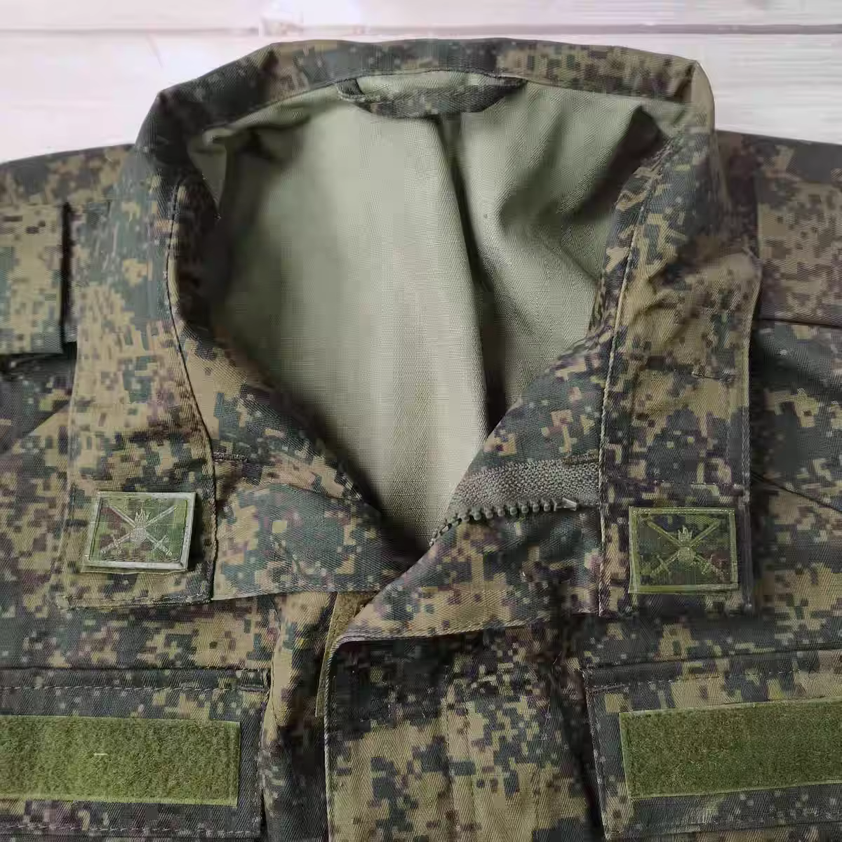 Insignia de cuello táctica para uniforme ruso de combate
