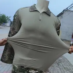 Camisa táctica manga larga secado rápido transpirable – Militar