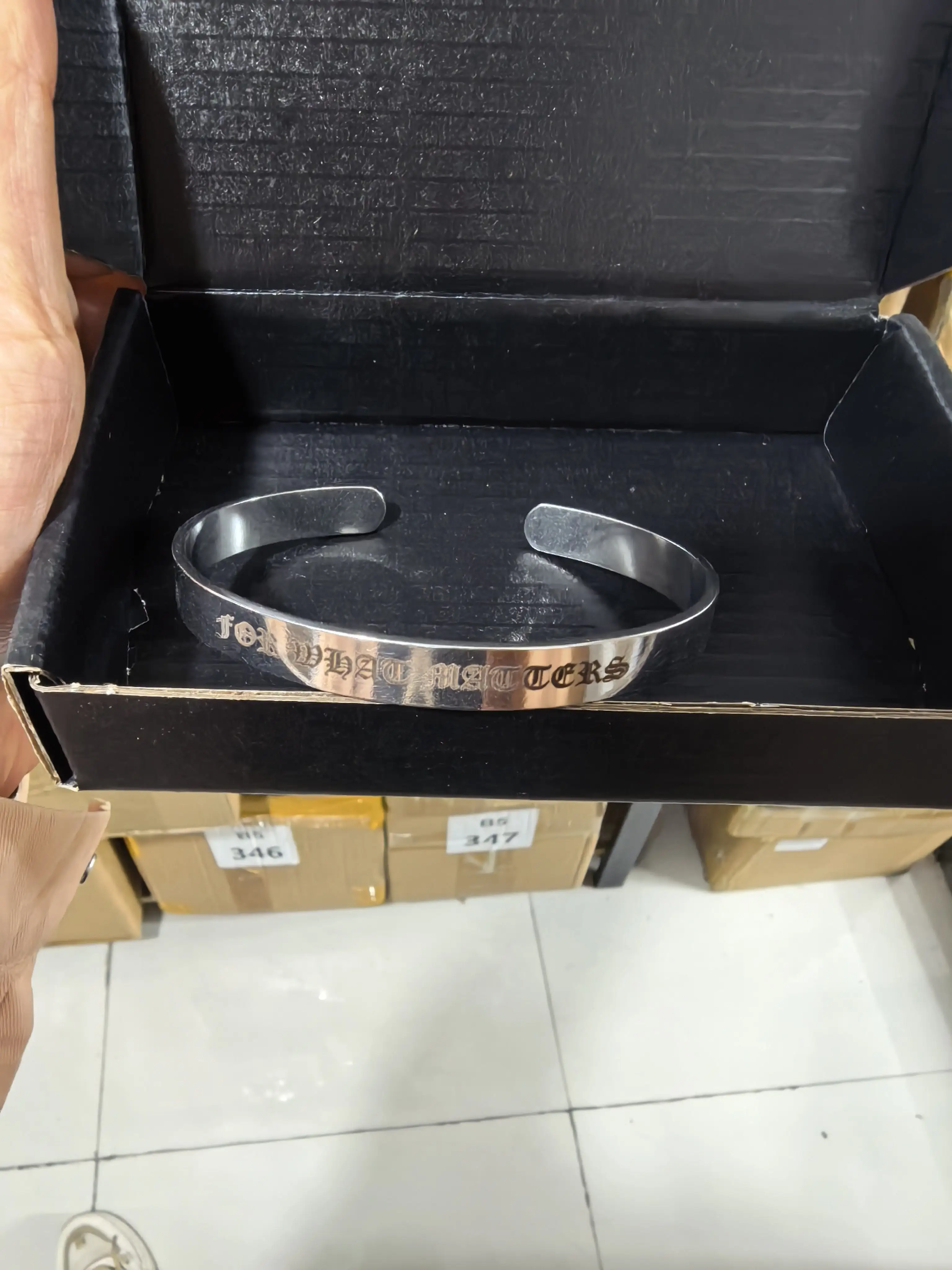 Pulsera táctica identificación campo de tiro acero inoxidable - imagen 3