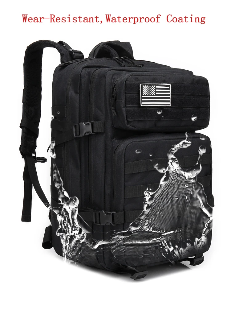 Mochila táctica militar trekking camouflaje outdoor - imagen 2