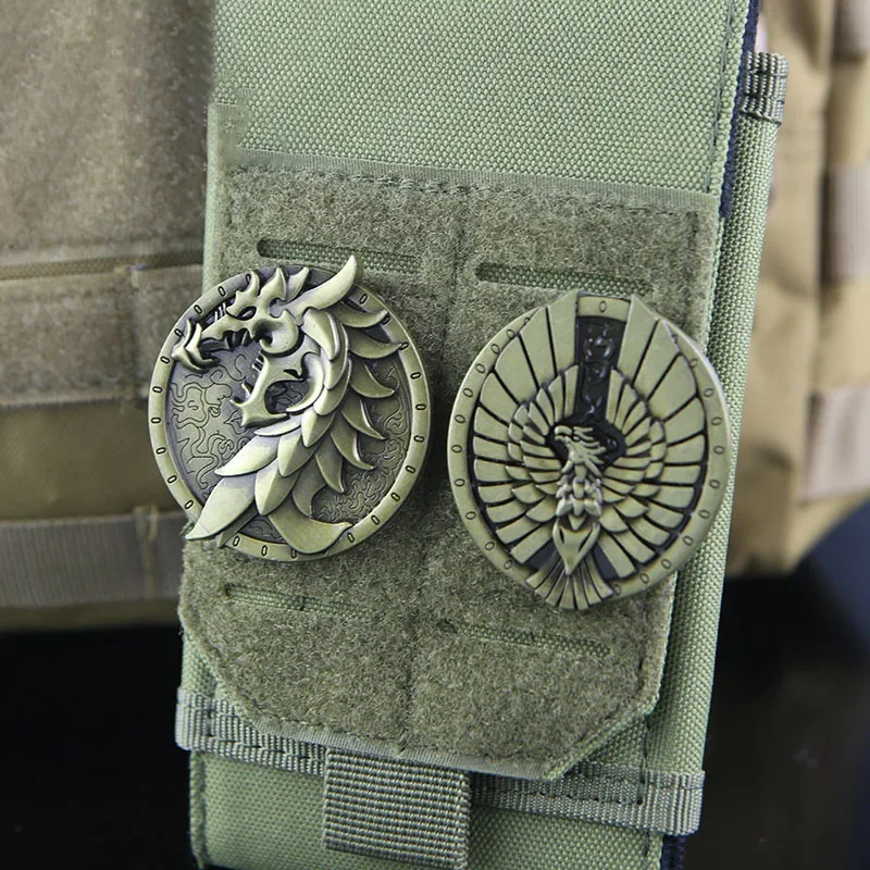 Parche dragón cobre MOLLE con velcro – mochila táctica - imagen 4