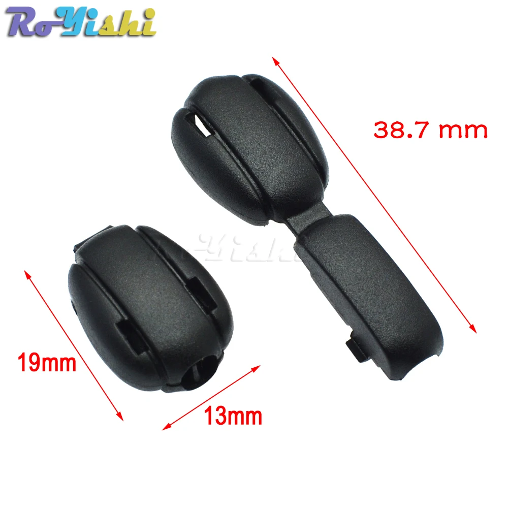Tiradores cremallera paracord negro con clips hebilla y cable - imagen 3