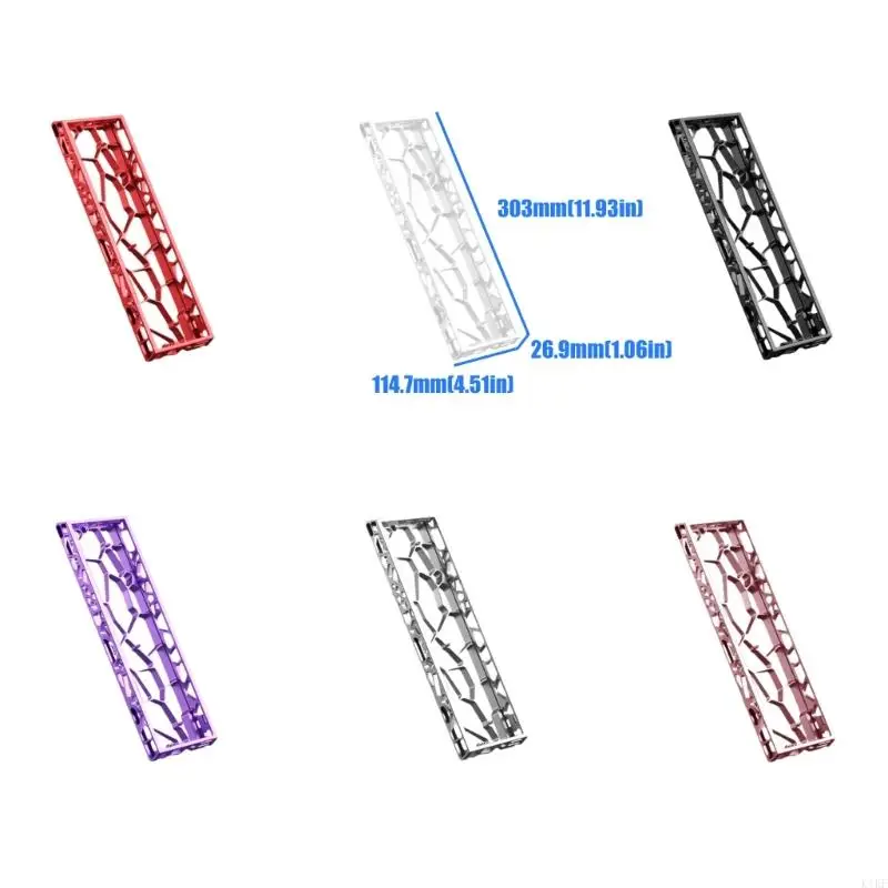 Funda para teclado mecánico de aluminio con difusor tipo panal